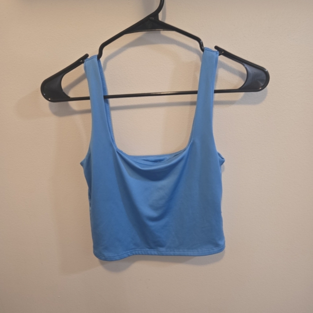 Blue Women's Crop Top